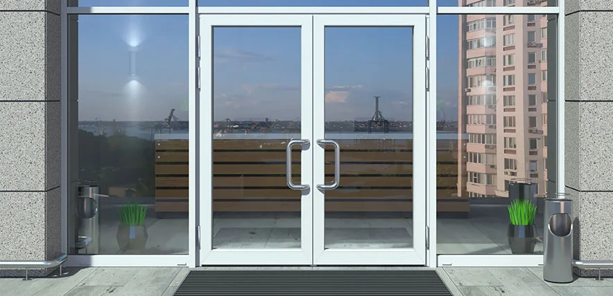 storefront glass repair in Kendall West, FL